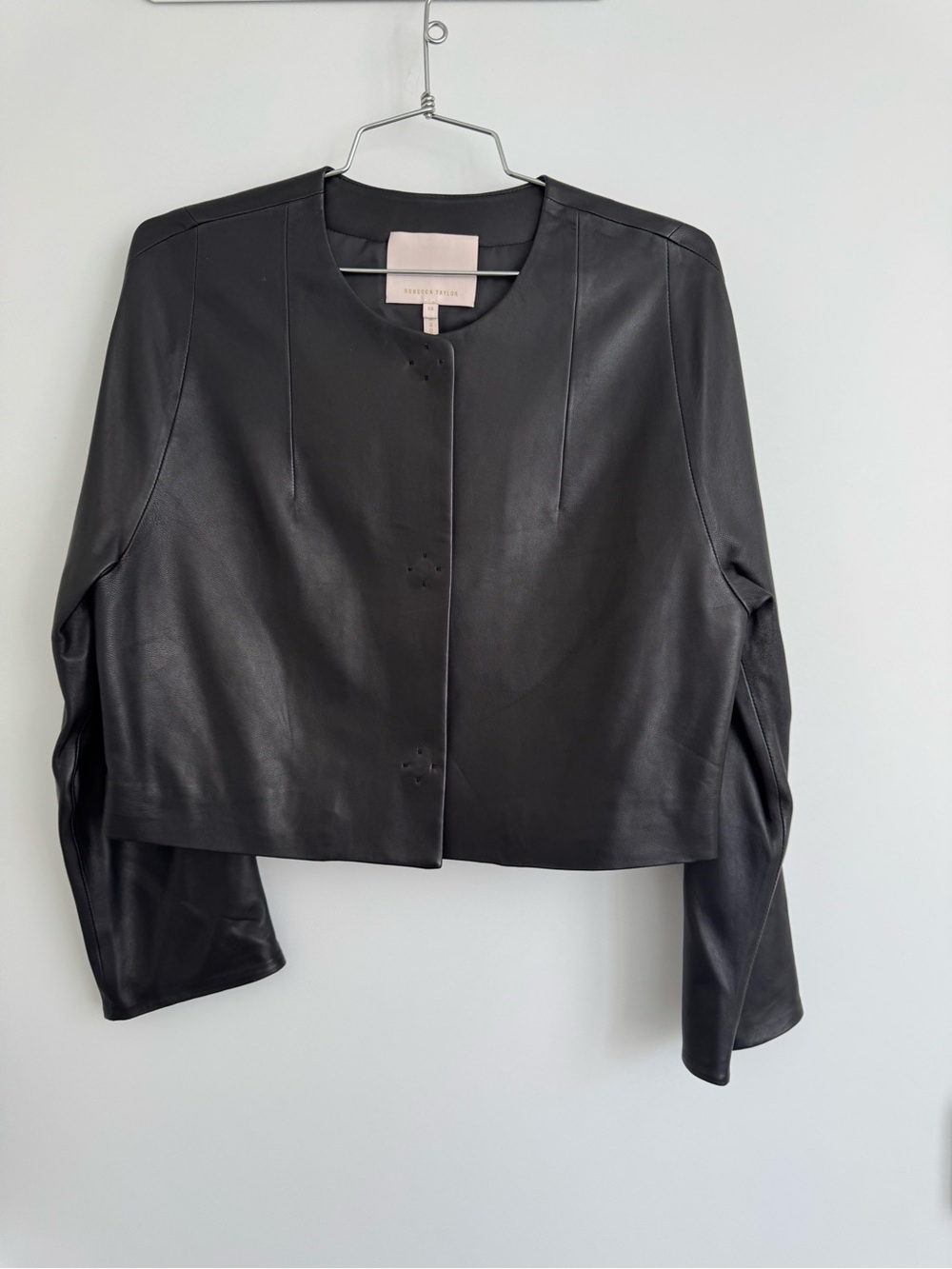 Rebecca Taylor Black Leather Jacket